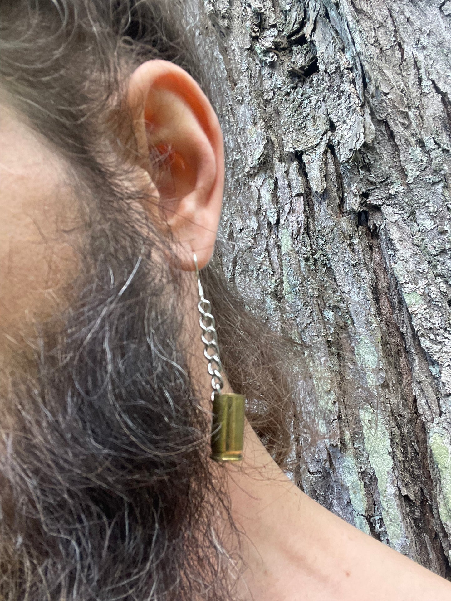9mm Bullet Shell Earring