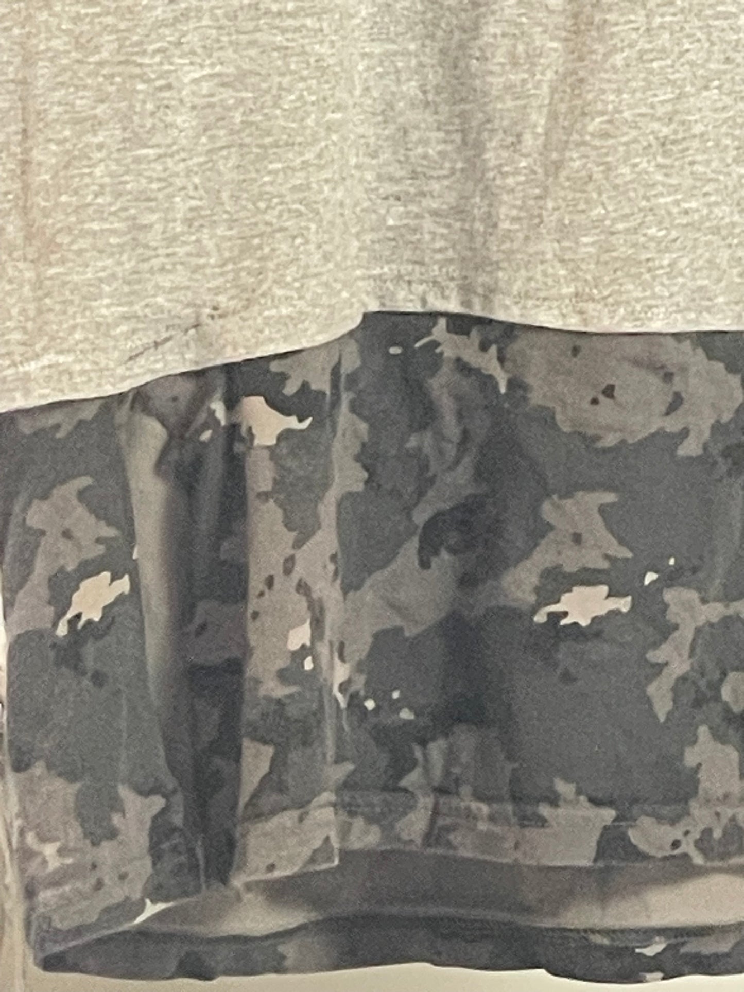 Hvnty Grey Camo Tshirt Dress