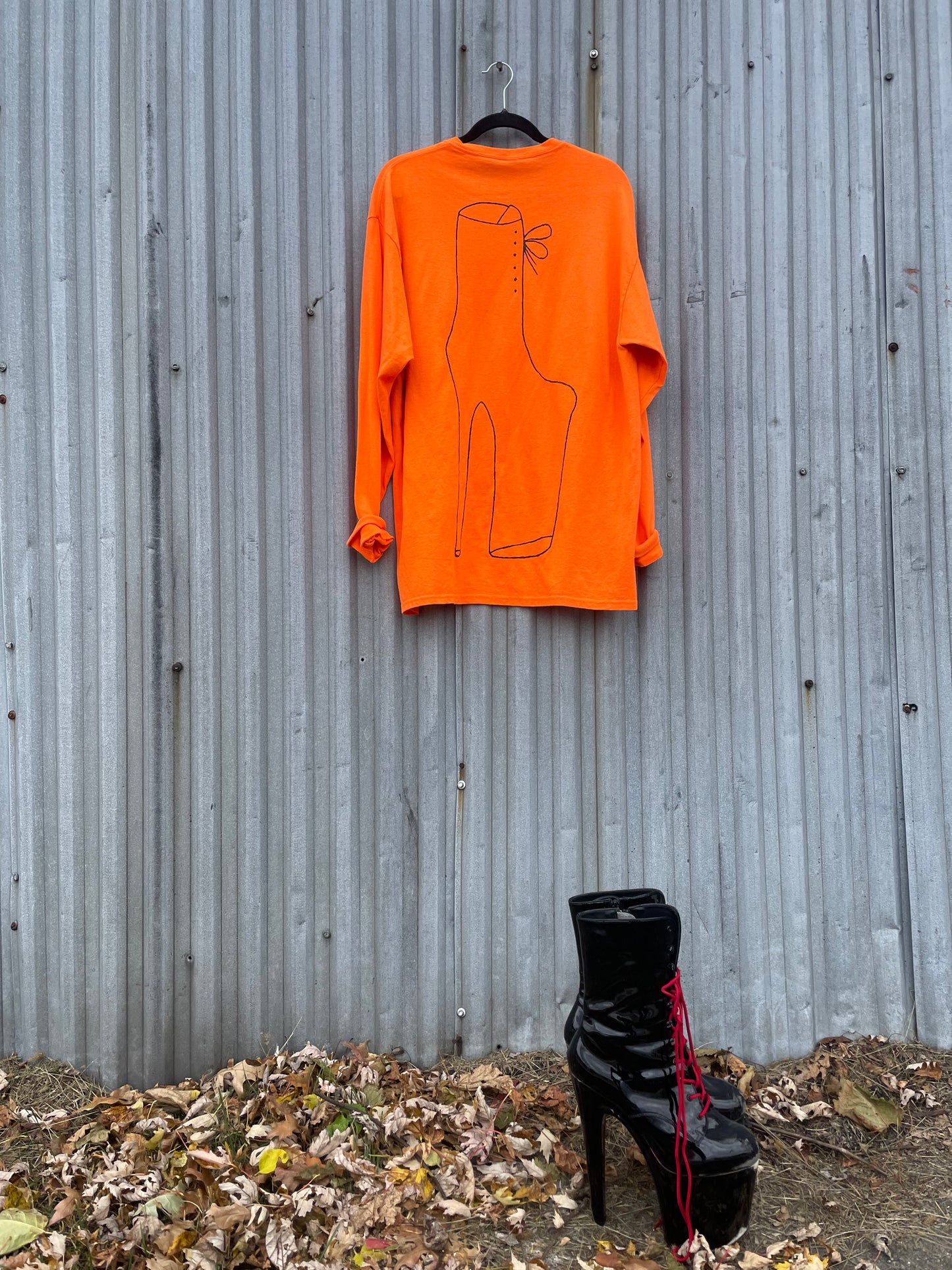 Orange & Blk