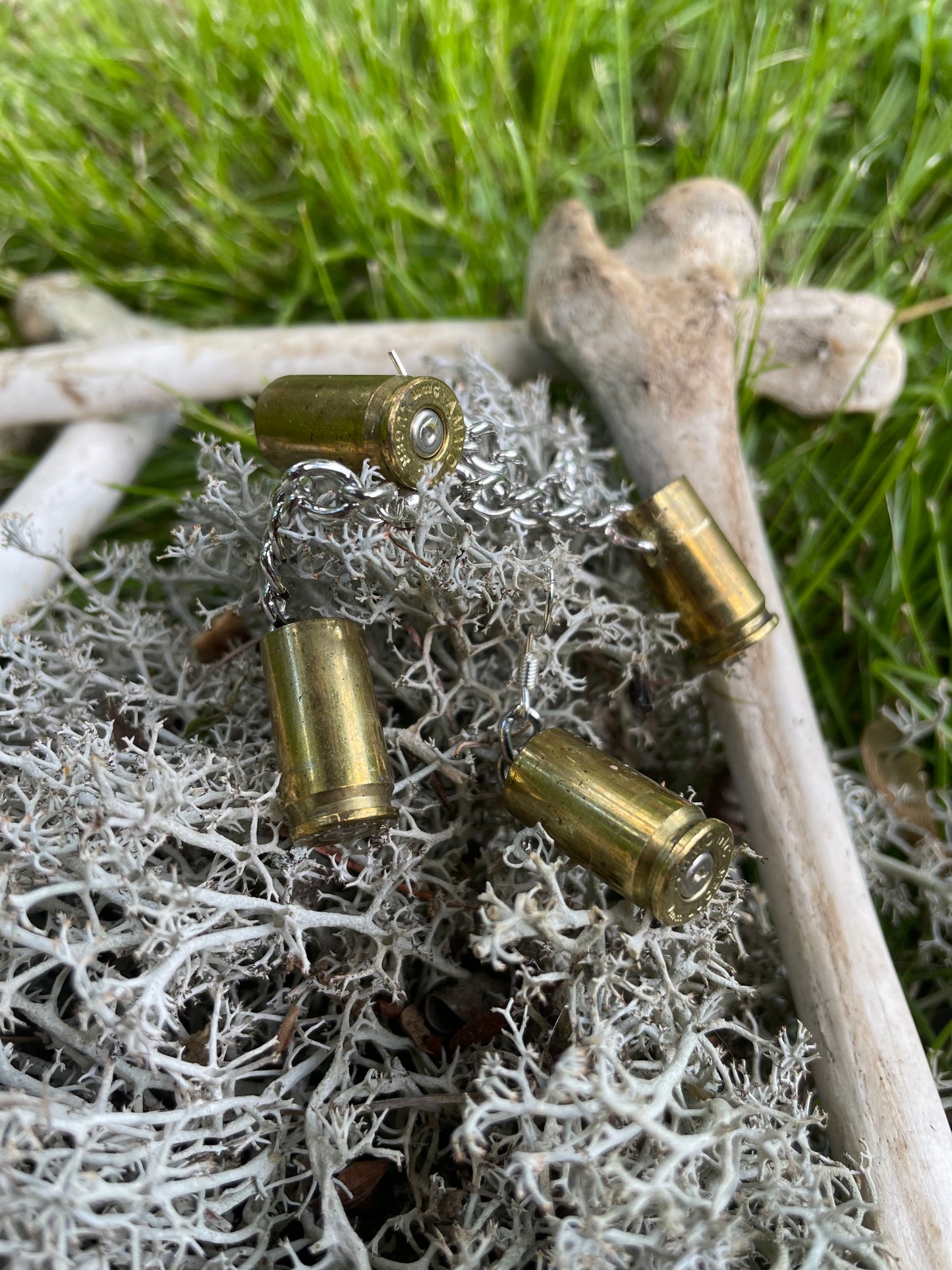 9mm Bullet Shell Earring
