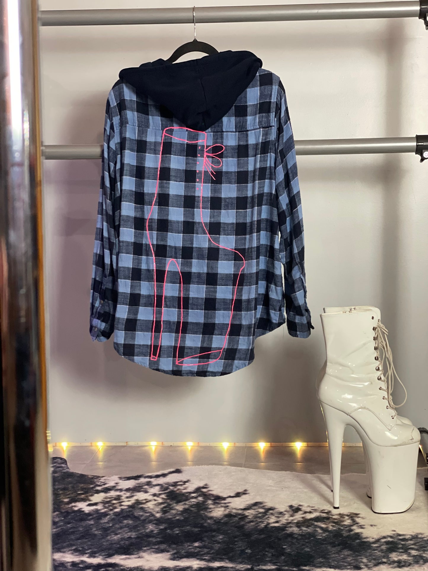 Checkered Blue