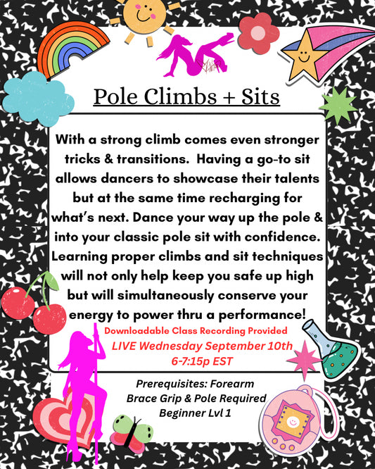 POLE CLIMBS & SITS 9/10